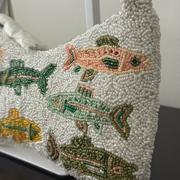 Viral Beaded Bag with Sardines Design - Picture 5 of 6